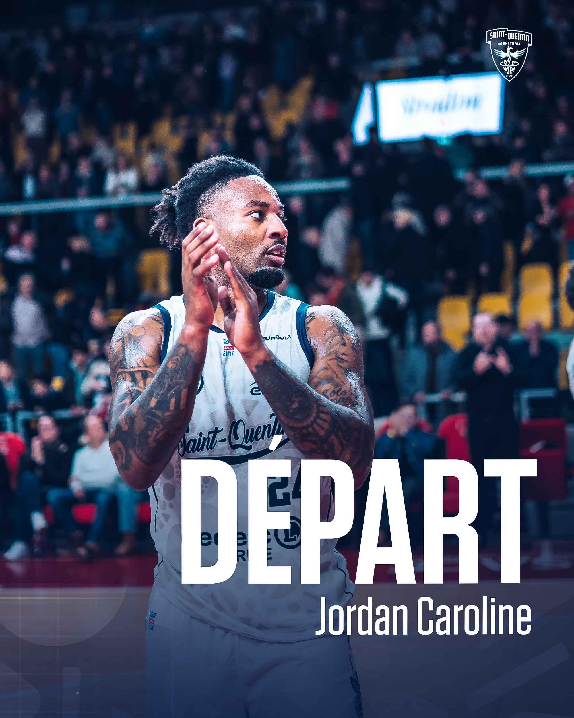Départ : Jordan Caroline